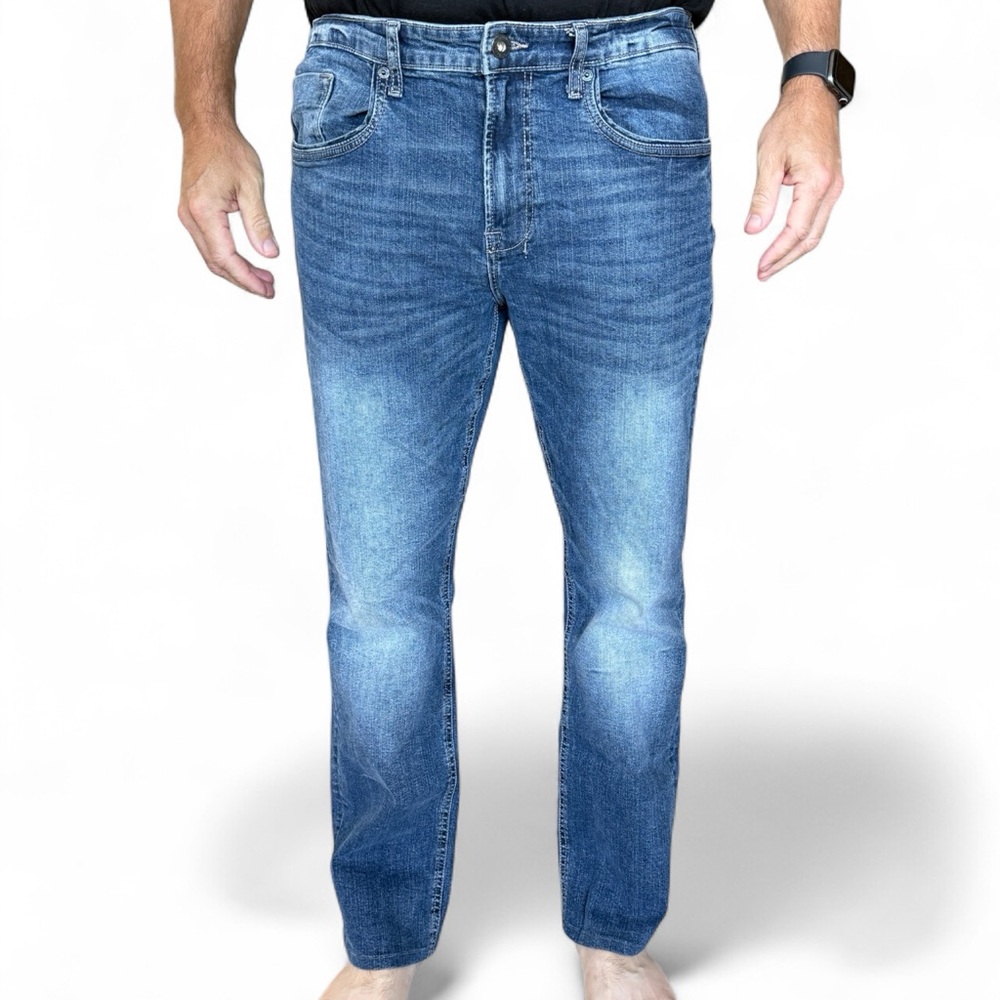 Buffalo David Bitton Men's Light Blue Jeans